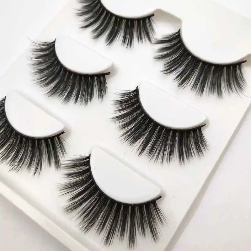 

Buzzme H12 Different styles Sexy 100% Handmade Thick Long False faux Mink Eyelashes Fake Eye Lashes Eyelash High Quality