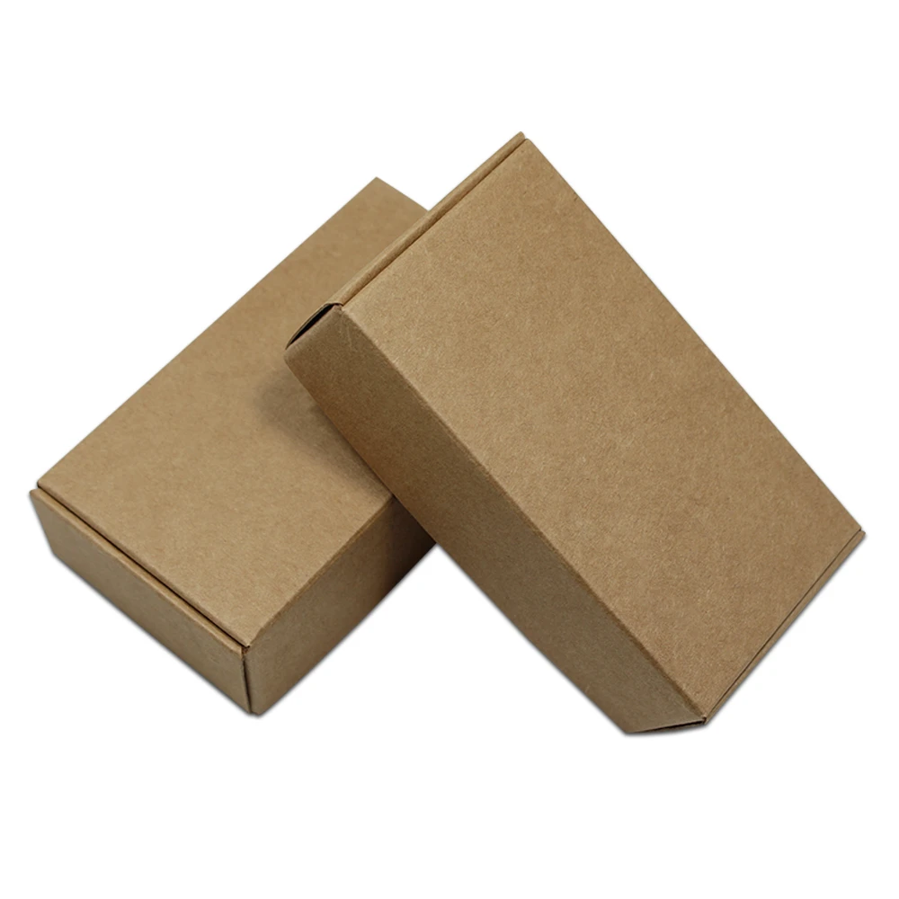30 шт./лот 15 Размеров коричневая крафт-бумага упаковочная коробка ремесло ювелирные изделия ручной работы подарочная упаковка бумажный картон коробка конфеты закуски картонная коробка
