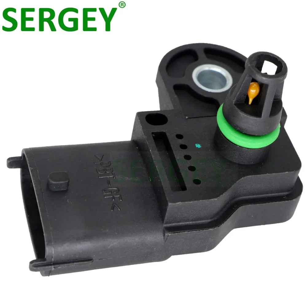 baratas SERGEY Marca Novo Sensor MAP 0281002680 0281002845 0281006076 0281002437 Para DACIA DUSTER DOKKER LODGY LOGAN SANDERO II DOKKER II