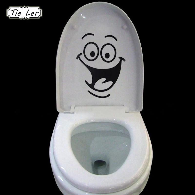 1PC Big Mouth Toilet Stickers Wall Decorations DIY Vinyl Home Decal Art Waterproof Posters Paper