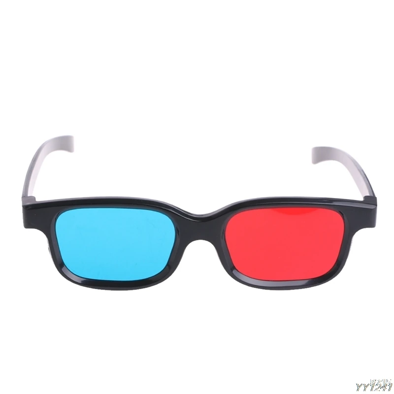 Модные Универсальные 3D очки/красные синие 3D очки анаглиф 3D пластиковые очки солнцезащитные очки автомобильные аксессуары