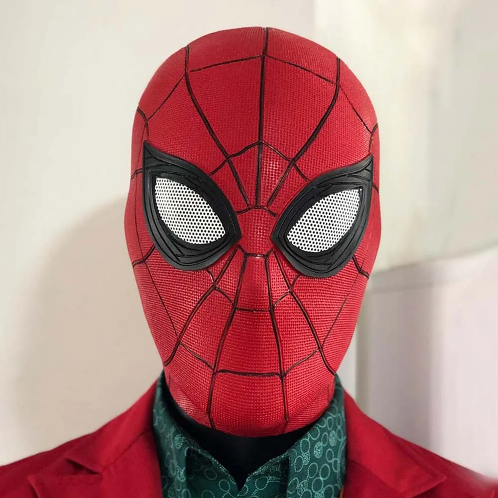 

Spider Man Far From Home Mask Cosplay Superhero Spiderman Latex Masks Helmet Peter Parker Halloween Costume Props DropShipping