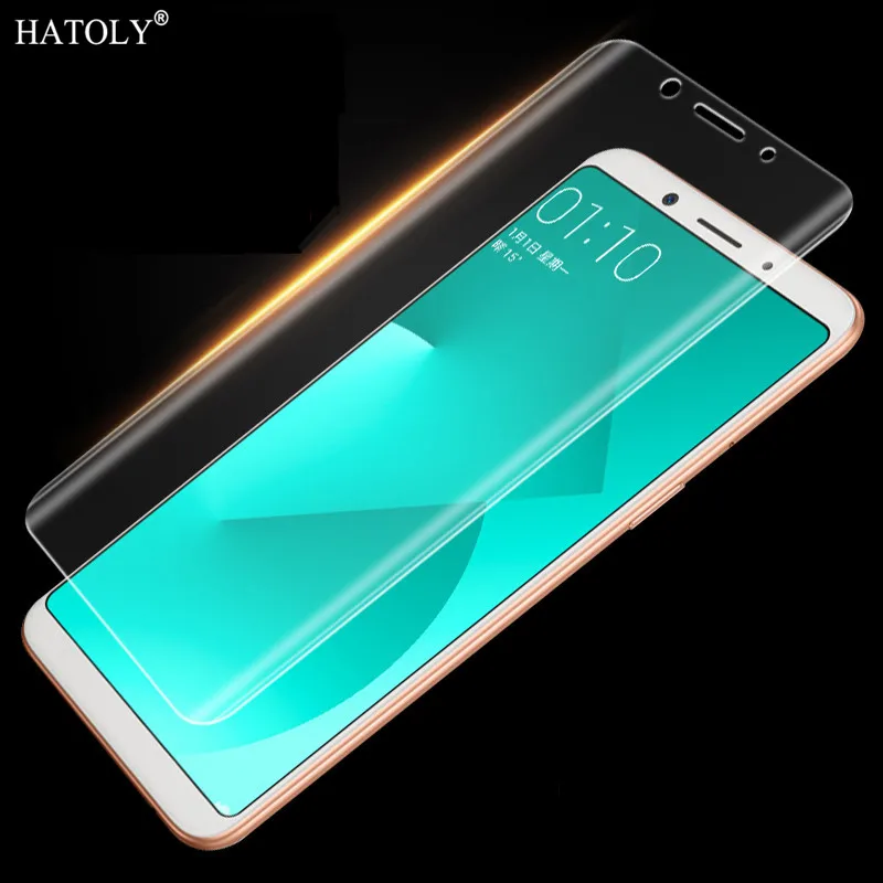 2pcs Screen Protector For OPPO A83 Film Full Curved Soft TPU Film For