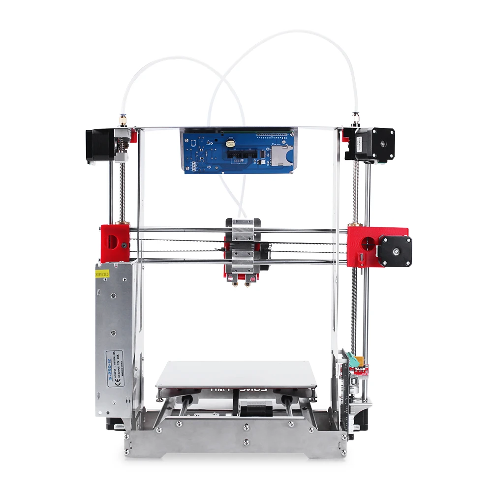 Zonestar P802QR2 Полный акриловый 3d принтеры DIY Kit с двойной экструдеры автоматическое