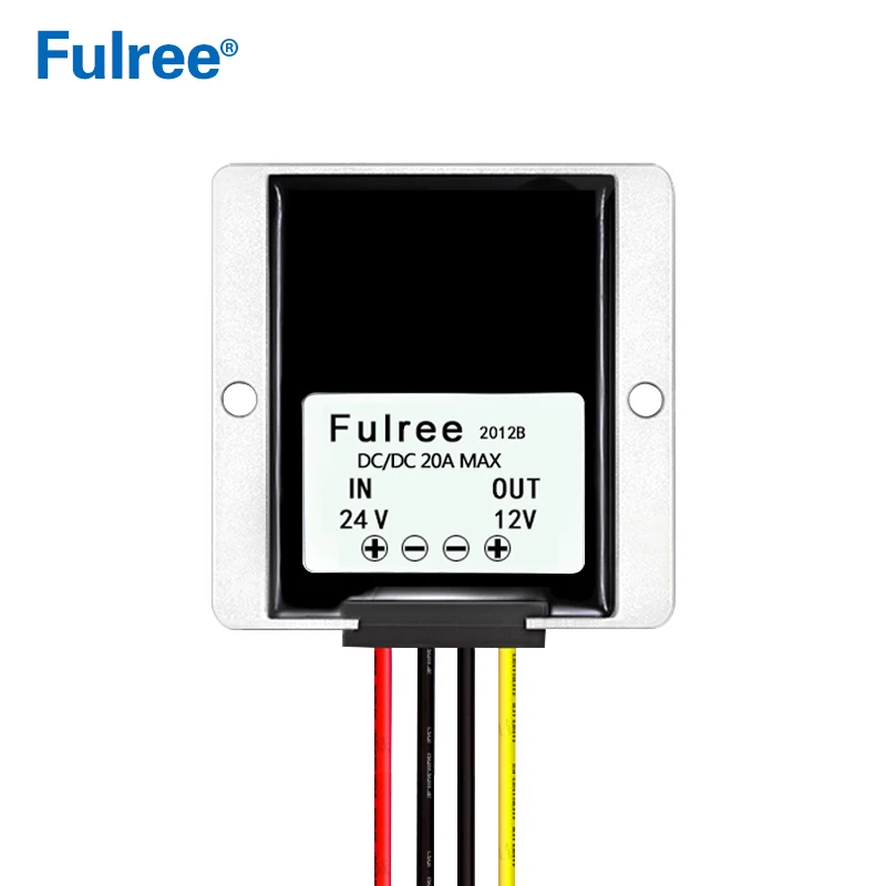 

Wholesale DC-DC 24V to 12V 20A 180W converter step down buck module power supply for car device or DIY