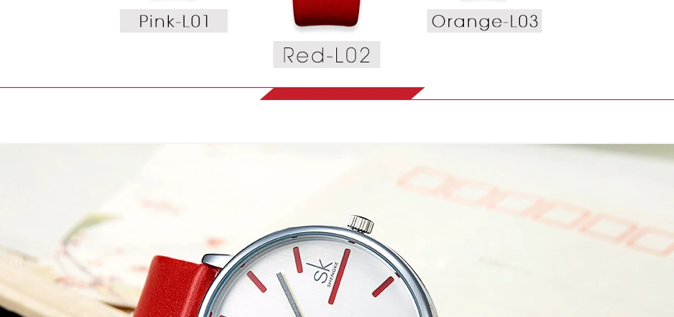 SK простой стиль женские кварцевые повседневные часы брендовые модные кожаные женские часы Relogio Feminino для девушек женские наручные часы