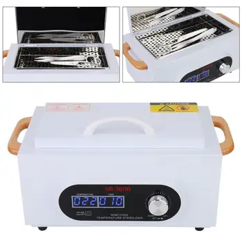 

LCD Screen High Temperature Disinfection Cabinet Sterilizer Manicure Tool Sterilization Machine Nail Art Cleaner