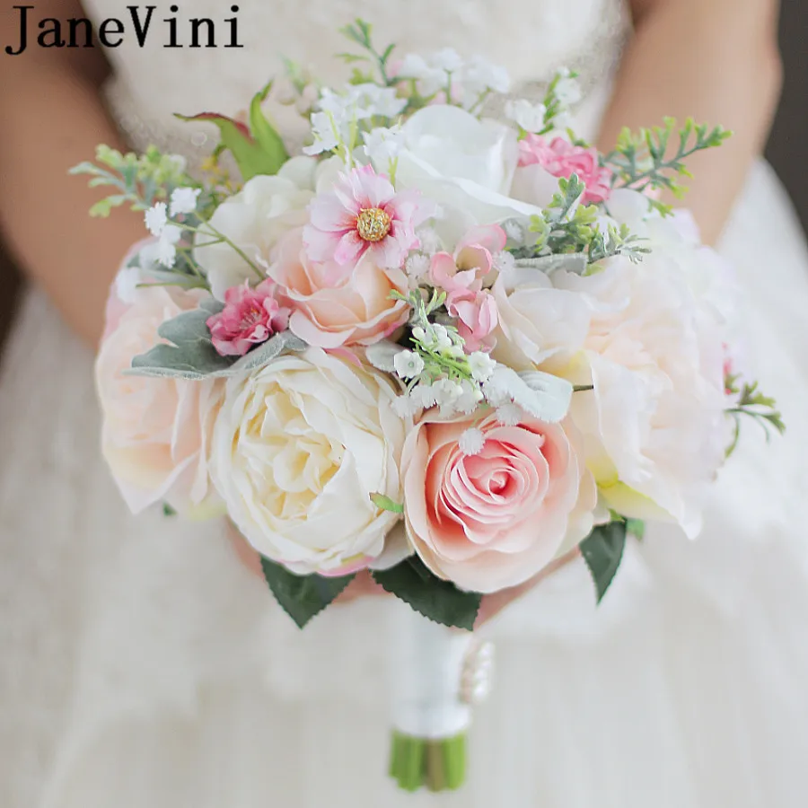 Aliexpress.com : Buy JaneVini High end Silk Flower Wedding ...