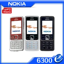 Nokia 6300 разблокированный мобильный телефон трехдиапазонный Многоязычный поддержка Арабский Русский клавиатура