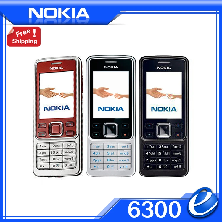 

Original Nokia 6300 Unlocked Mobile Phone Tri-Band Multi-language Support Arabic Russian Keyboard