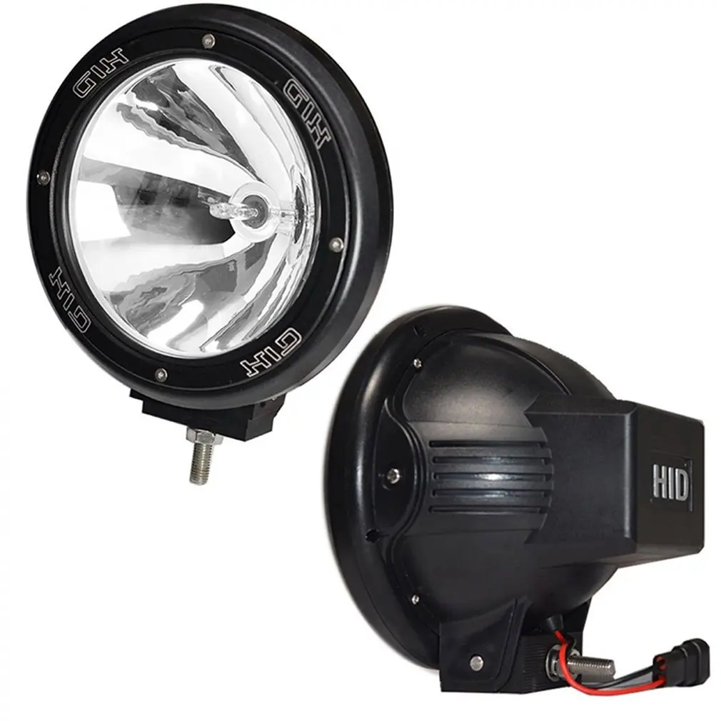 

1 Pair 7" inch 12V 100W HID Driving Lights XENON Spotlights for Offroad Hunting Fishing Camping Work Spot Lights