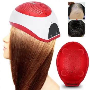 

USB Hair Growth Regrowth Helmet Reduce Hair Loss Cap Hair Treatment Cap Helmet Hair Care Product Massage Relaxation