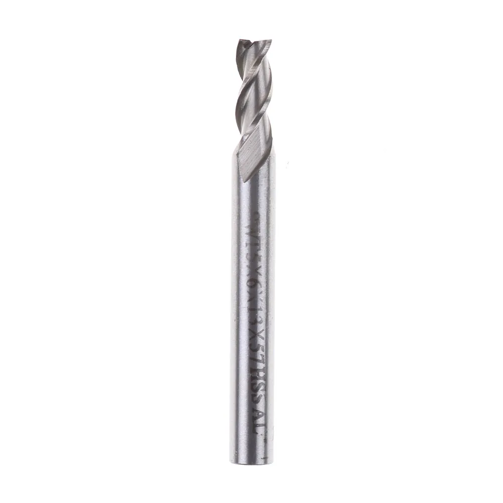New 5pcs 6mm 4 Flute HSS /& Aluminium Rough End Mill Cutter CNC Bit