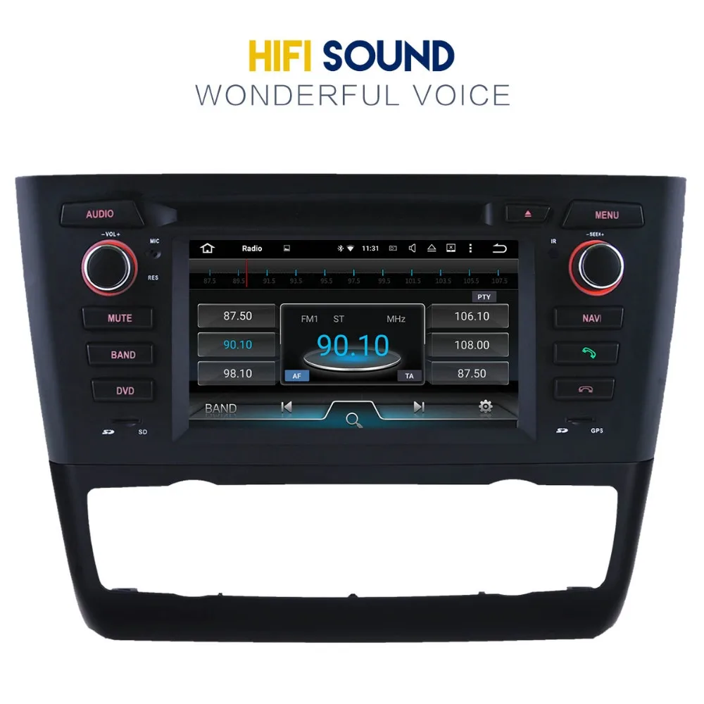 Cheap Android 9.0 Car GPS DVD Player Radio Anti-dazzling IPS Screen For BMW 1 Series E81 E82 E87 E88 116i 118i 120i 130i 2004-2012 2