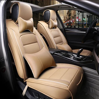 

( Front + Rear ) Special Leather car seat covers For Volkswagen vw passat polo golf tiguan jetta touareg auto accessorie styling
