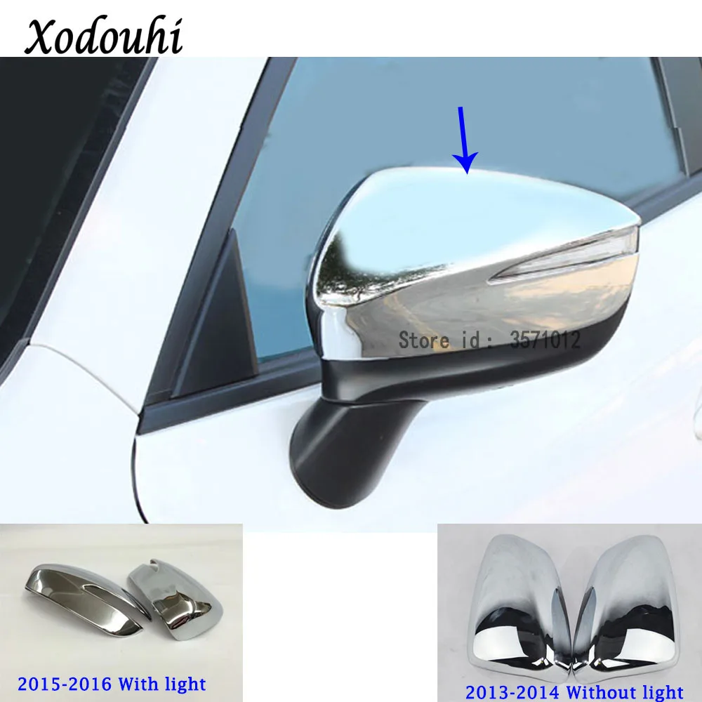 

For Mazda CX-5 CX5 2013 2014 2015 2016 car ABS chrome decoration stick rear view Rearview Side glass Mirror Cover trim frame