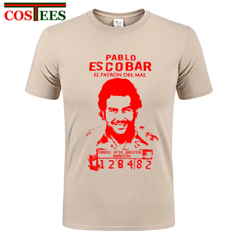 2017 летняя стильная новая брендовая одежда Plata O Plomo футболки мужские Pablo Escobar