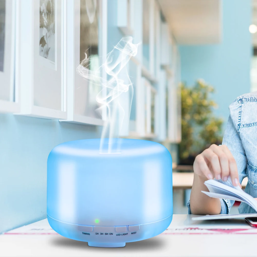 Humidificateur D/'Air à TéLéCommande Aroma 500 ML Diffuseur D/'Huile Essentiel T1O
