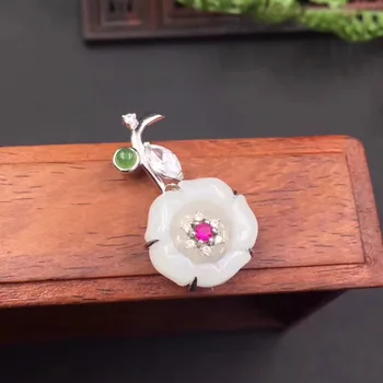 

Hetian yu Pendant Zodiac tiger tiger