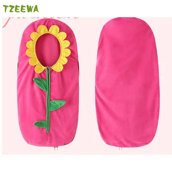 

2017 Baby Sleeping Bag Sunflower Shape Spring Autumn Stroller Baby Sleeping Bag For Newborn Cotton Baby Sleepsacks