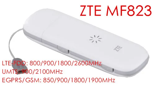 ZTE mf823 Беспроводной 4G LTE FDD 3g модем ключ 100 Мбит/с sim-карты мобильный телефон ключ PK L800