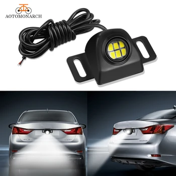 

AOTOMONARCH Mini Auxiliary Reverse Light Bulb LED backup Camera Illumination System Waterproof Car Styling Accessories 6000K EJ