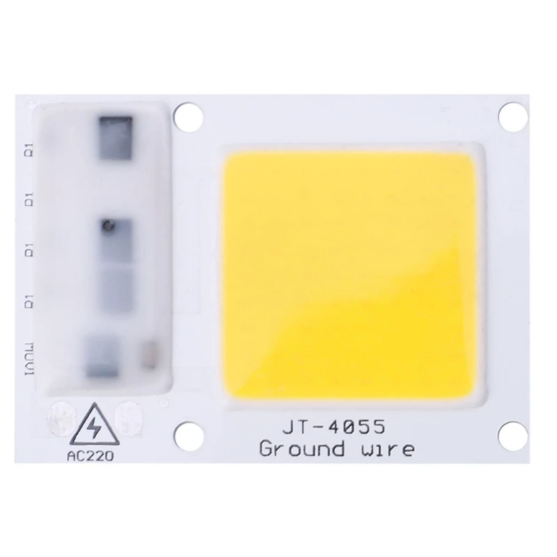 Светодиодный COB ламповый чип 20 Вт 30 Вт 50 Вт AC 220 В умный Светодиодный прожектор теплый белый