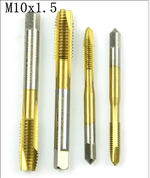 YAMAWA HSS E straight flute thread tap m10x1.5 10pcs/lot Free shipping