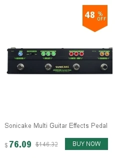 Sonicake US Madness Mini портативный usb-заряжаемый усилитель для электрогитары, усилитель для наушников, ультра высокий уровень, чистый комбо