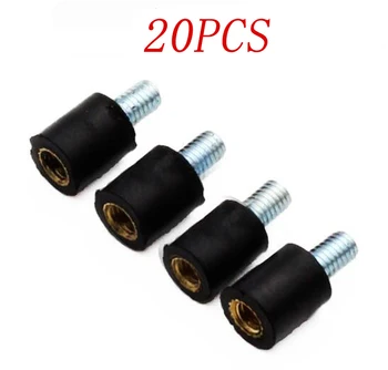 

20PCS M3 Shock Absorber Support Column Rubber Cover+Pillar Damper Shockproof Parts for RC Drone CC3D F3 F4 Flight Controller