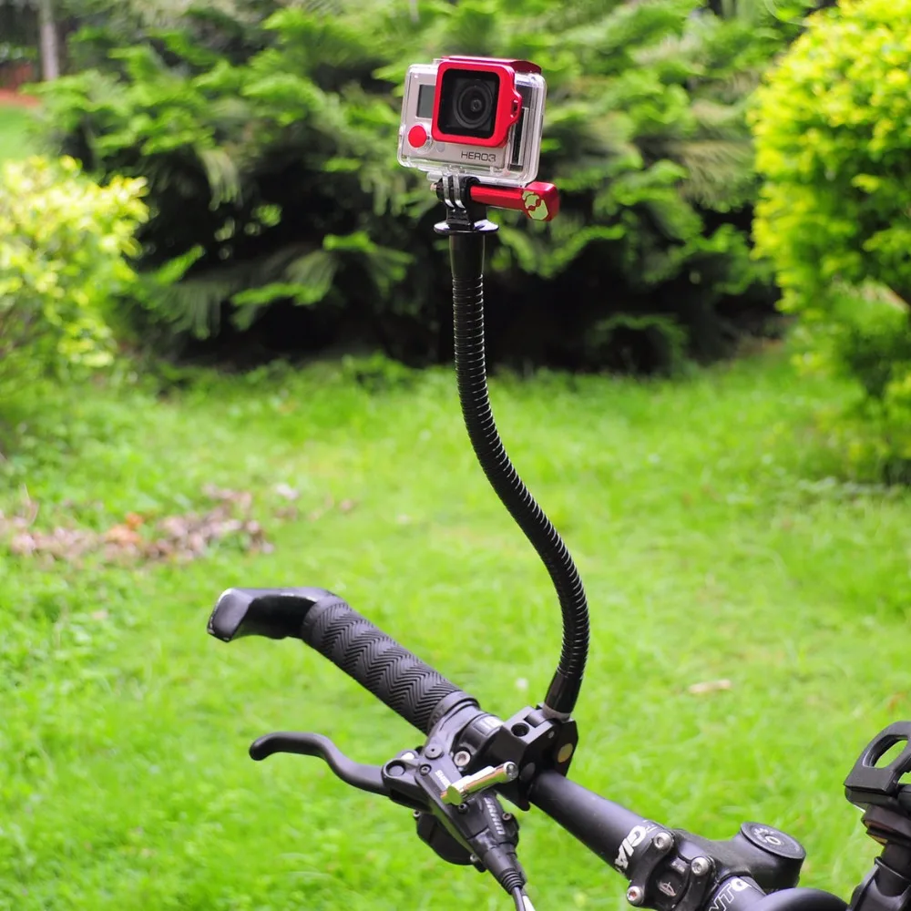 

Fantaseal Jaws Flexible Clamp Mount with Adjustable Gooseneck for GoPro Hero 6 5 7 4 Sjcam Yi 4K Action Camera Tripod Accessory