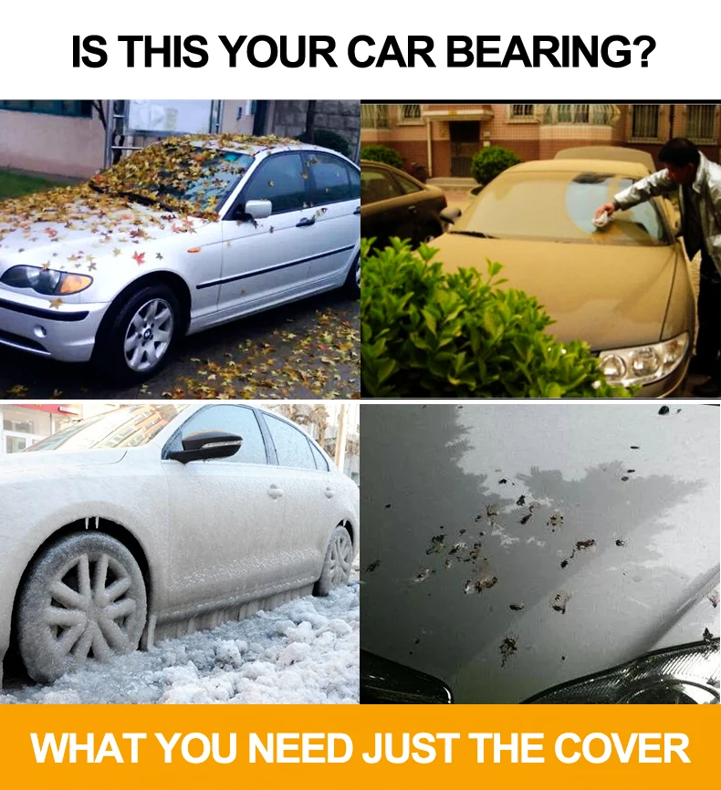 Открытый полный автомобильный чехол водонепроницаемый снег пыль устойчивый зонт машина, автомобиль Защитная накидка