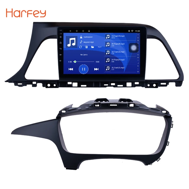 Harfey Car Multimedia Player For 2017 2016 Hyundai Sonata Harfey Car Multimedia Player For 2017 2016 Hyundai Sonata Android 8 1 9 Bluetooth Wifi Hd 1024 600 Touch Screen Gps Navi