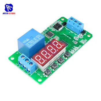 

DC 12V 1 Channel Multifunction Delay Relay Timer Time Switch Board Self-lock for PLC LED Motor Low Level Opto-isolate Power Save