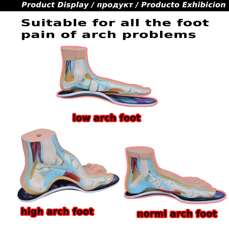Ортопедические стельки от плоскостопия силикагель стелька здоровье ноги подушки колодки Уход стельки ортопедические супинатор обувь колодки для мужчин и женщин