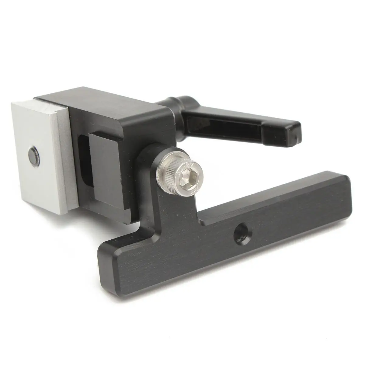 DWZ Miter Track Stop for T-Slot T-Tracks Woodworking Tool Miter Track Stop Black