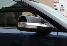 

Lapetus Chrome Side Rearview Mirror Strip Cover Kit Trim 2 Pcs / Set For Ford Explorer 2011 - 2017 Auto Accessories