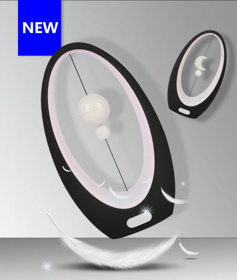 Креативный Интеллектуальный светодиодный Ночной светильник с магнитной подвеской, планетарное исследование, прикроватная декоративная лампа, новинка, настольная лампа