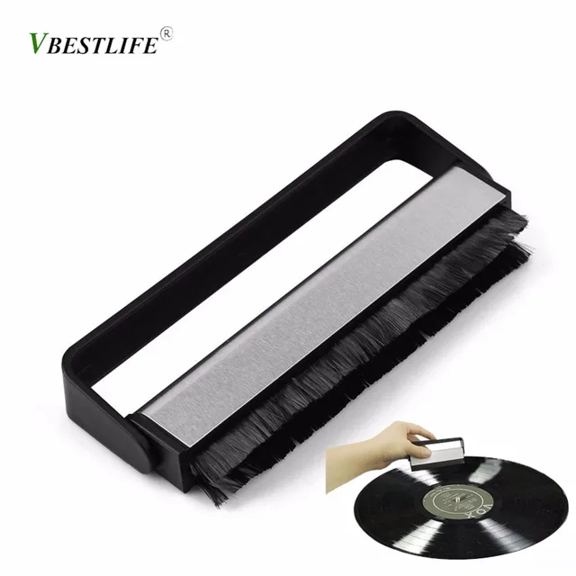 VBESTLIFE Antistatic Carbon Fiber Vinyl Record Dust Cleaner Brush For Turntable Fibre Cleaning CD Brush Record Cleaning Brush