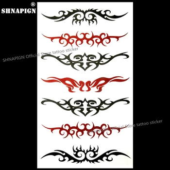 

SHNAPIGN Brown totem Temporary Body Art Flash Tattoo Sticker 10*17cm Waterproof Henna Fake Tatoo Car Styling Wall Tattoo Sticker
