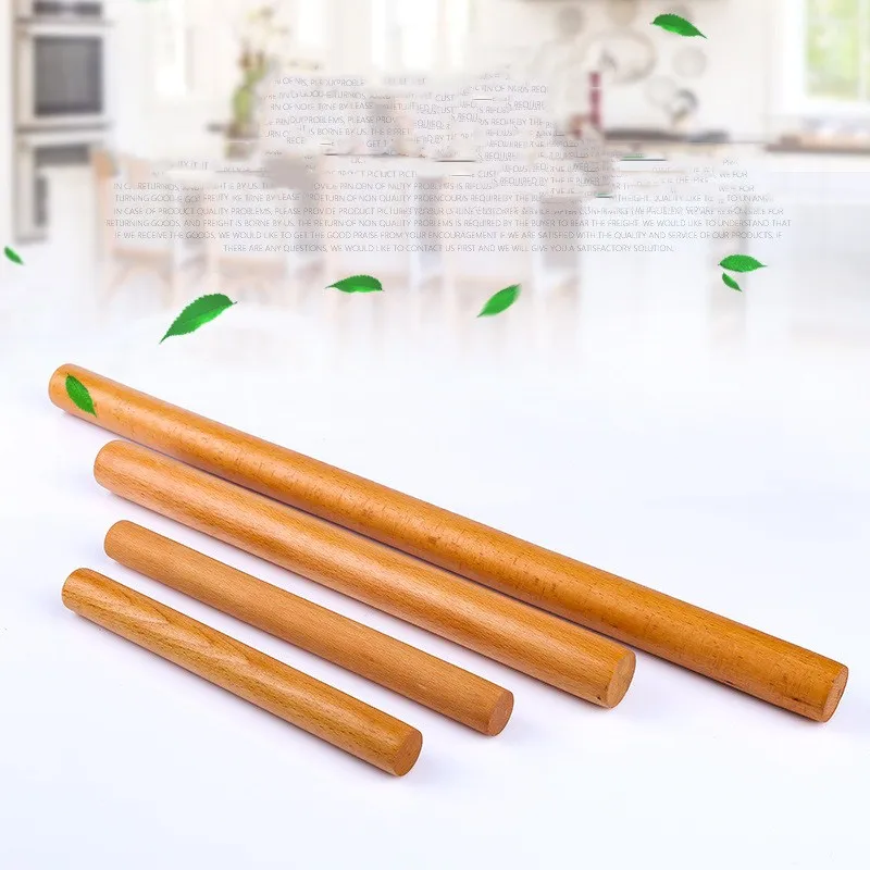 

Hoomall 1pc Wooden Rolling Pin Baking Cookies Biscuit Fondant Cake Dough Roller DIY Baking Tools Kitchen Cooking Accessories