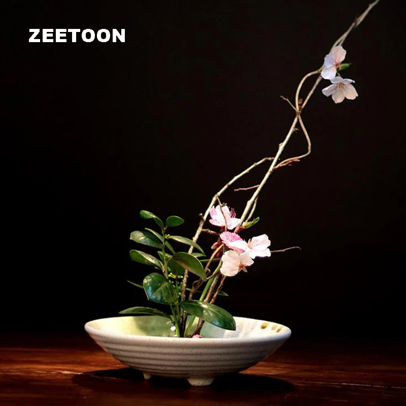 Japanese Zen Style Floral Vintage Elegant Vase Ikebana Creative Home