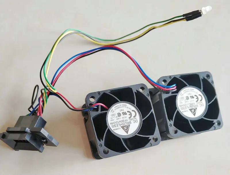 

4cm 4028 12V 40*40*28mm FFB0412VHN -F901 3wire cooling fan set for 2pcs