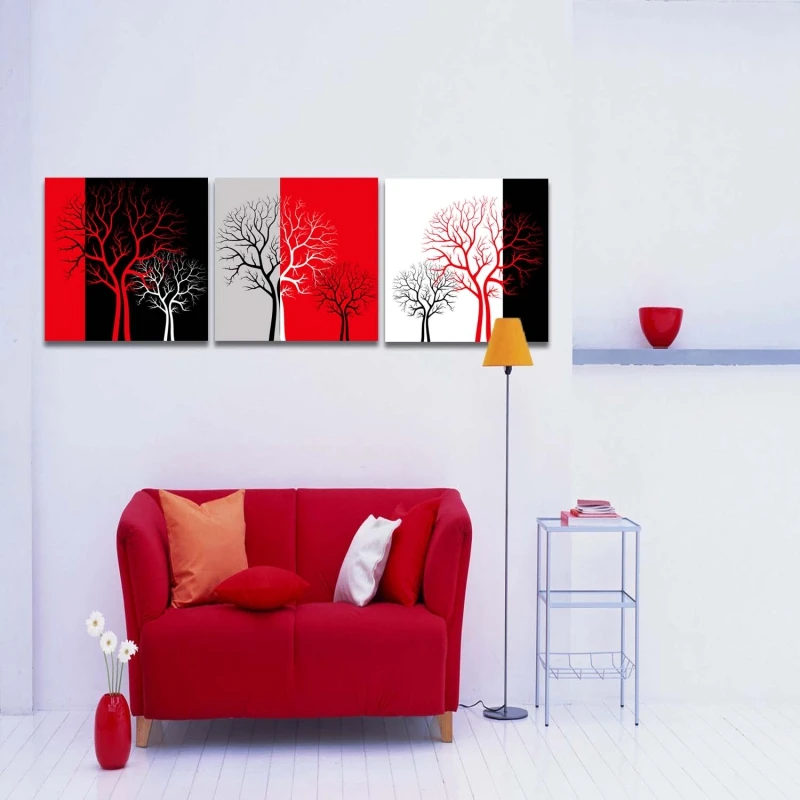 Rojo negro blanco habitación compra lotes baratos de rojo ... Salones en blanco negro y rojo