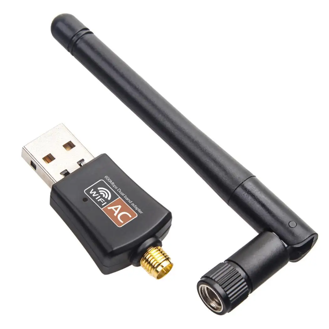 Мини двухполосная USB Беспроводной компьютерная сетевая карта 2 0 Windows Vista/XP/2000/7/8/10