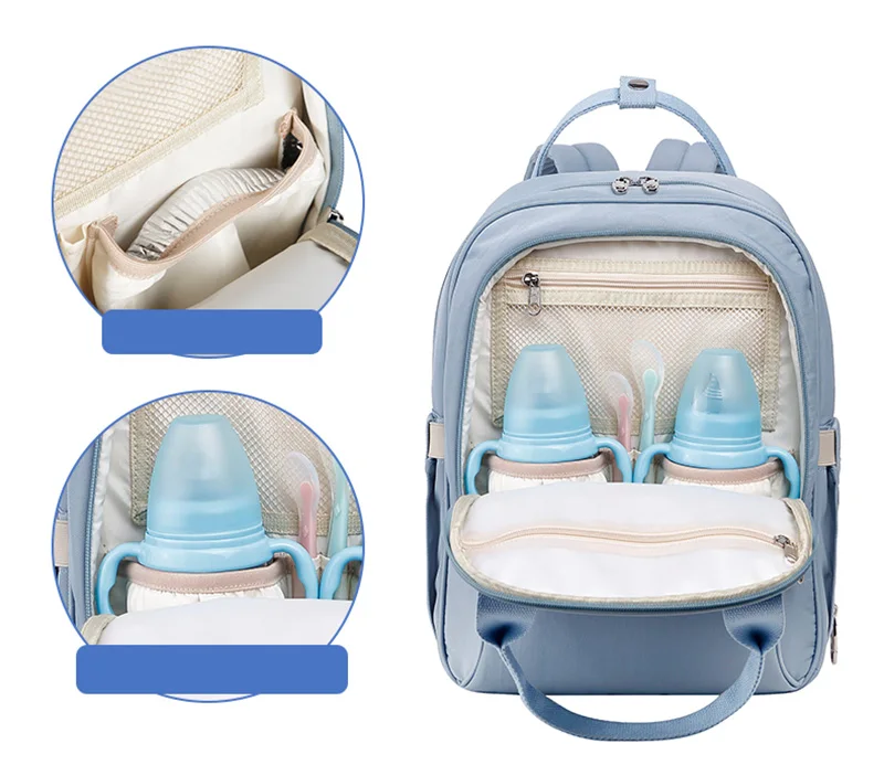 Мумия Многофункциональный рюкзак для беременных большой Ёмкость Путешествия Сумочка Baby Care открытый Организатор коляски, пеленки мешок