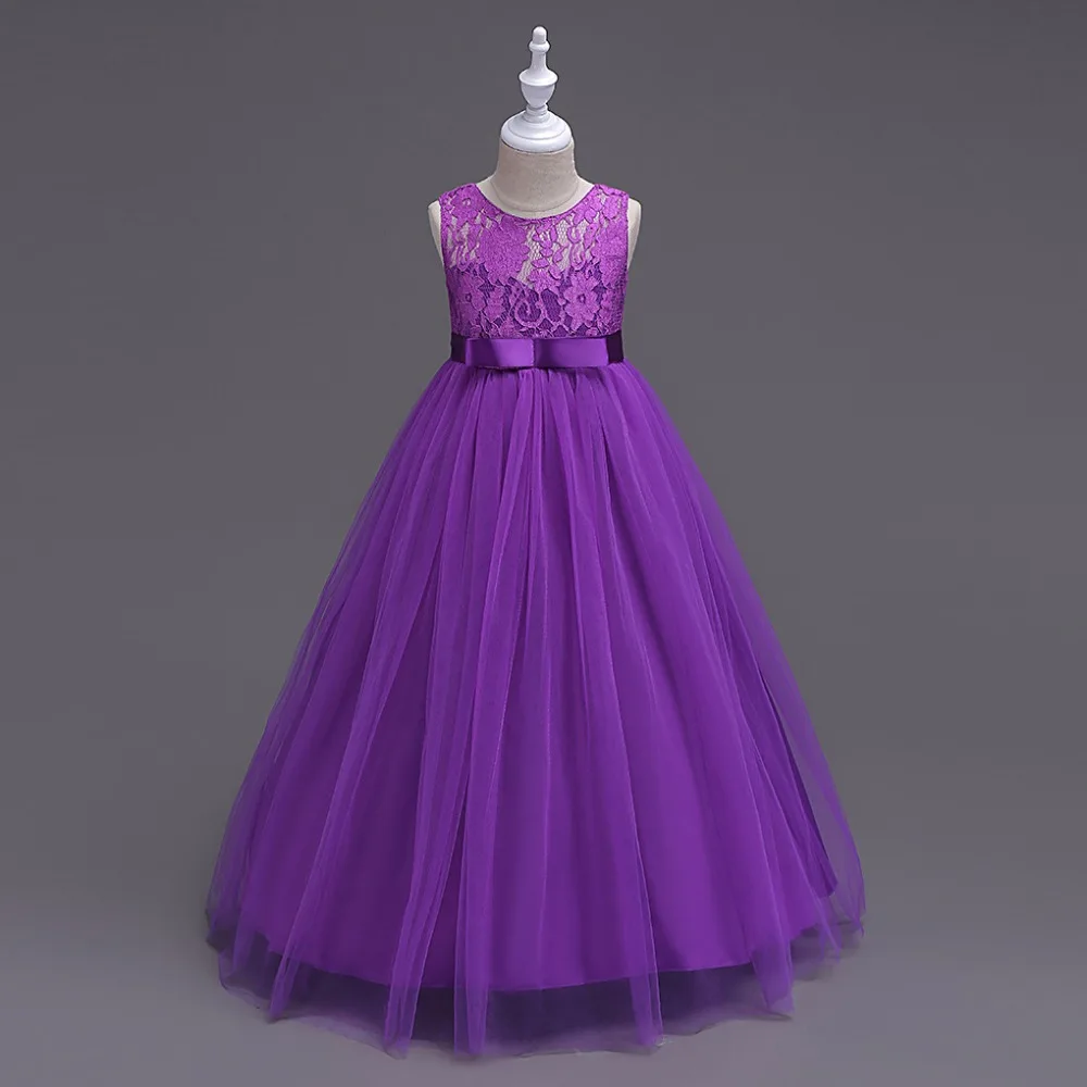 Girl Dress Kids Party Wear Children's Clothing Girl Wedding Dresses Tulle Teenagers Dance Prom