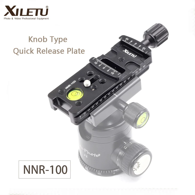 cheap XIELTU NNR 100 Lengthen Camera Mounting Bracket Quick Release Plate For Digital Camera Arca Swiss Tripod Ball Head