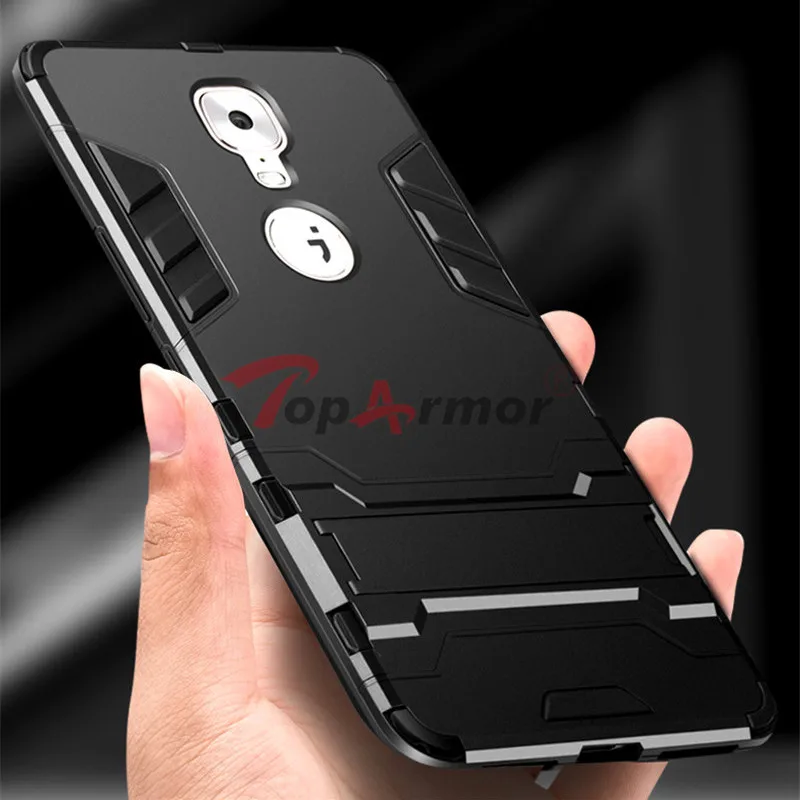 Роскошный 3D защитный чехол Гибридный ПК + ТПУ противоударный для Gionee M6 Plus M7