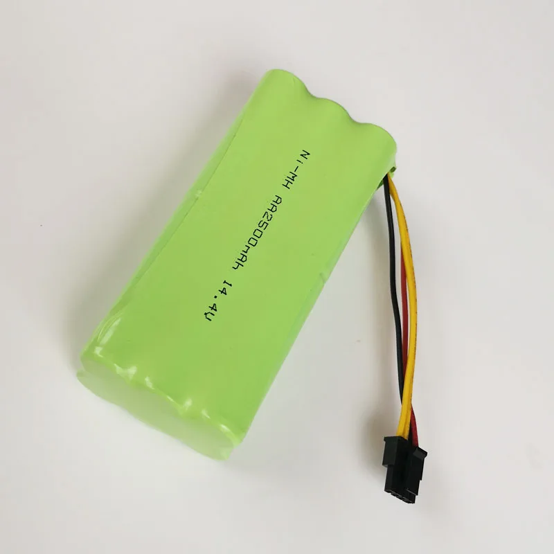 Billige 14,4 V Ni Mh AA akku Pack 2500MAH für Ecovacs Deebot Deepoo X600 ZN605 ZN606 ZN609 Midea Redmond Vakuum reiniger